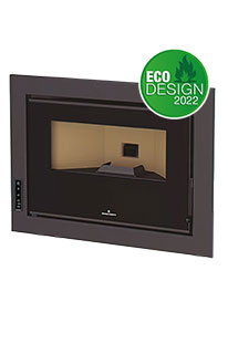 Estufa de Pellet Aire Insertable Bruno-Slim (Bronpi)
