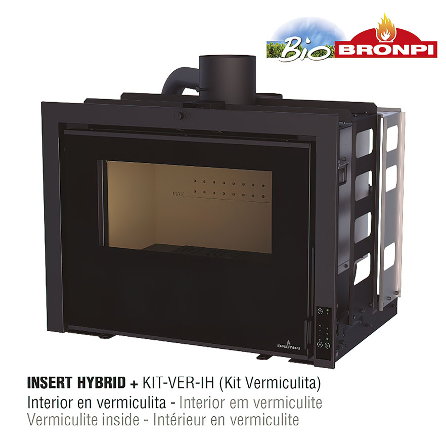 Estufa de Pellet Aire Insertable Insert-Hybrid (Bronpi)