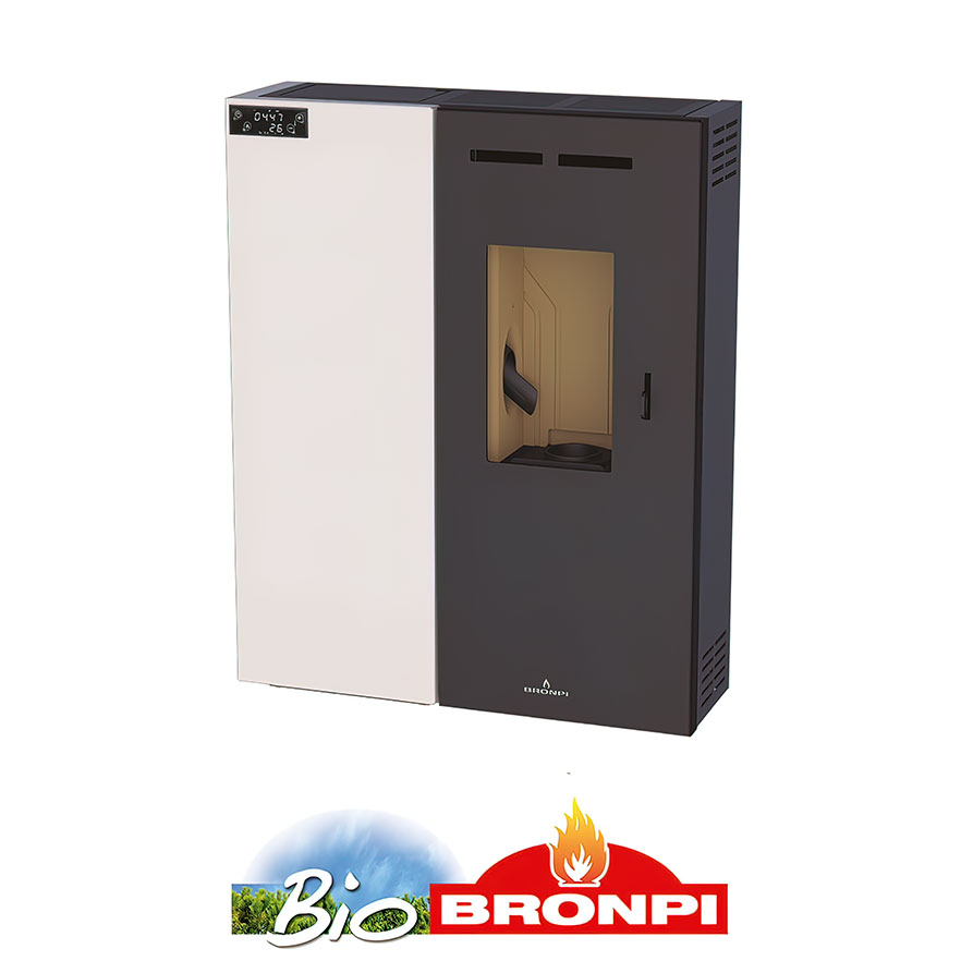Estufa de Pellet Aire Minerva-Slim (Bronpi)
