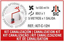 Kit Canalización KIT-C-12H