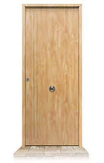 Puerta Galvanizada 1130 L / 1110 Roble Saga 100