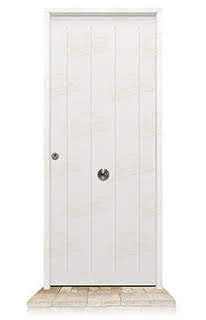 Puerta Galvanizada 1150 / 1110 Blanca Saga 100