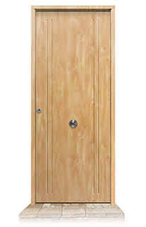 Puerta Galvanizada 1150 L / 1110 Roble Saga 100