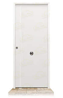 Puerta Galvanizada Acacia / 1110 Blanca Saga 100