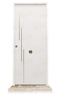 Puerta Galvanizada Camelia FM / 1110 Blanca Saga 100