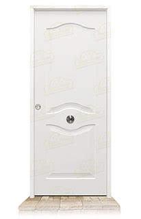 Puerta Galvanizada Provenzal LM Blanca Saga M-100