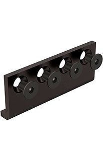 Kit de unión para guía corredera negra Mod. Rustic-25