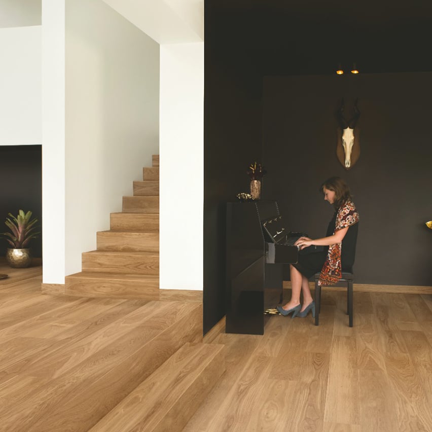 Suelo Parquet de Madera Quick Step Mod. Roble Herencia Natural Mate (Ref. PAL1338S)