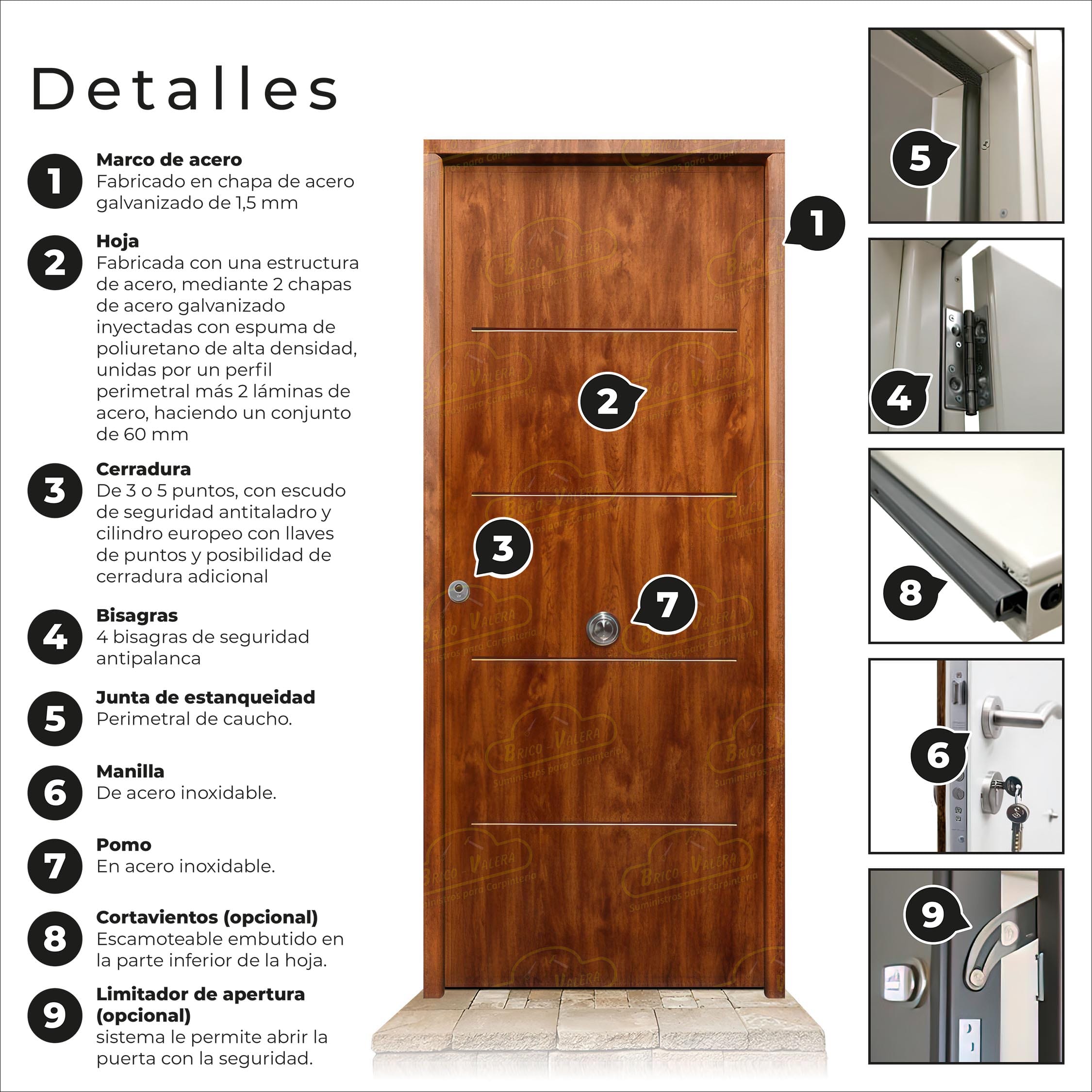 Puerta Acorazada 1105 Embero Sagacor 100