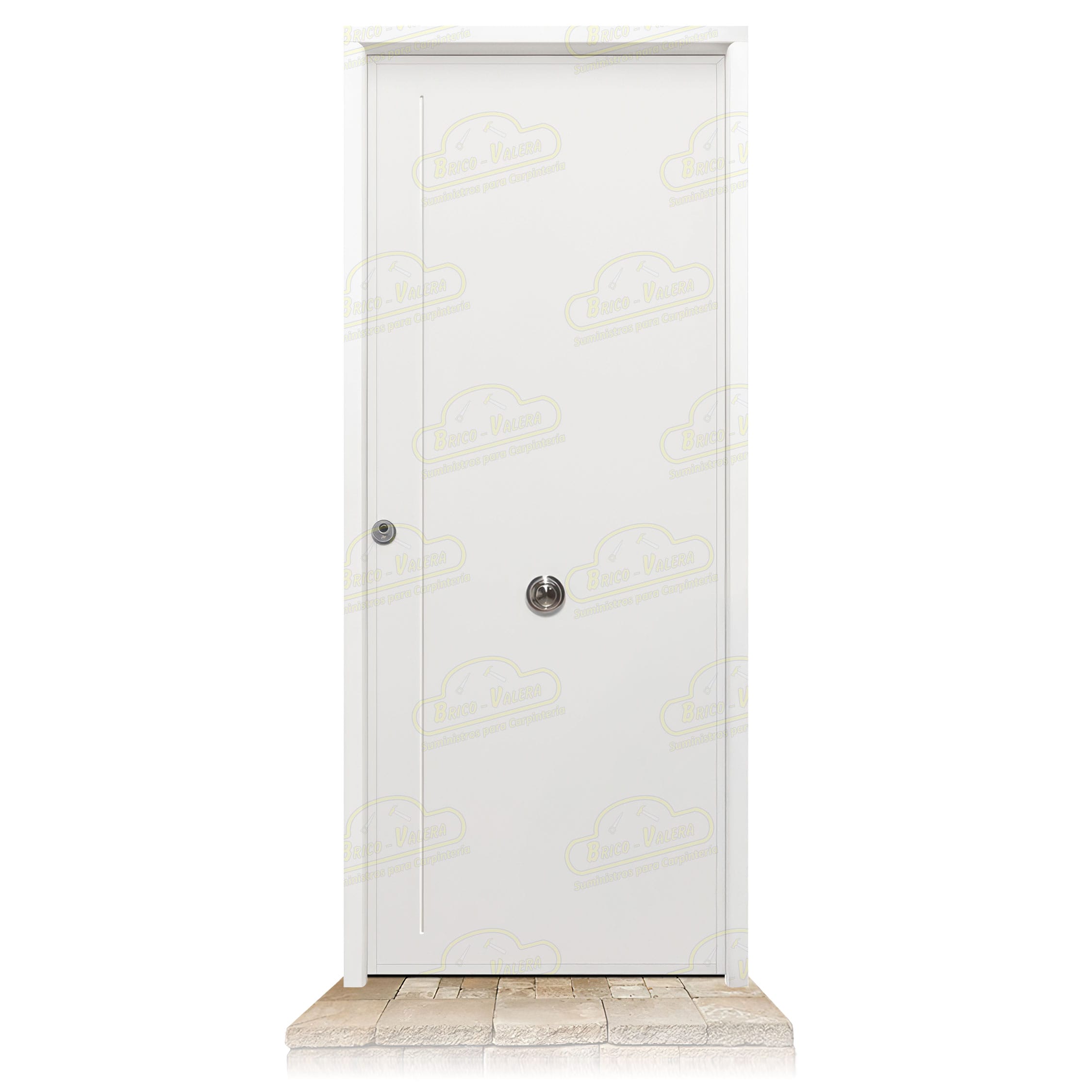 Puerta Acorazada 1120 Blanca Sagacor 100