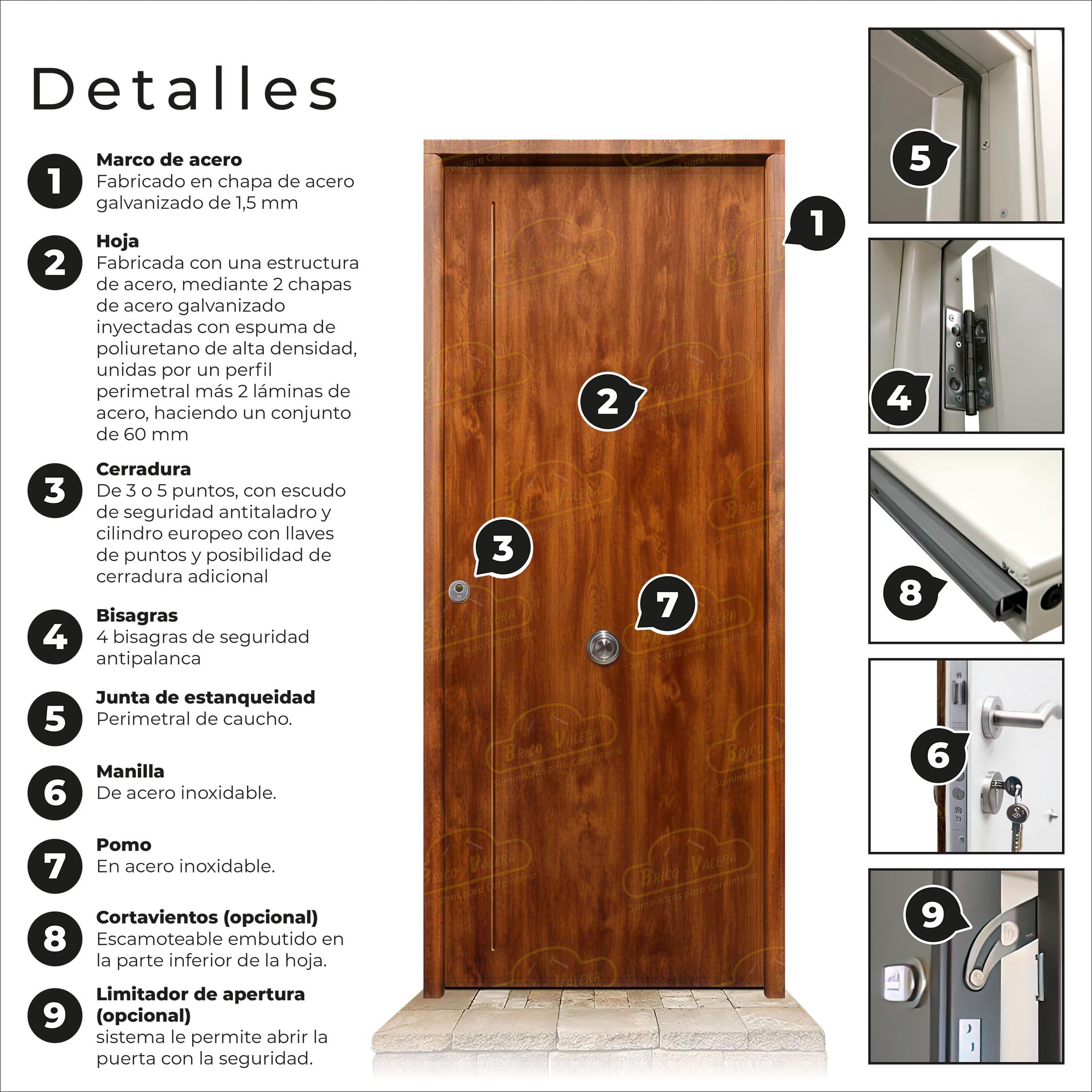 Puerta Acorazada 1120 Embero Sagacor 100