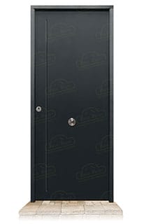 Puerta Acorazada 1120 Gris Oxidon Sagacor 100