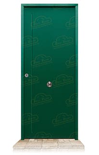 Puerta Acorazada 1120 Verde Musgo 6005 Sagacor 100