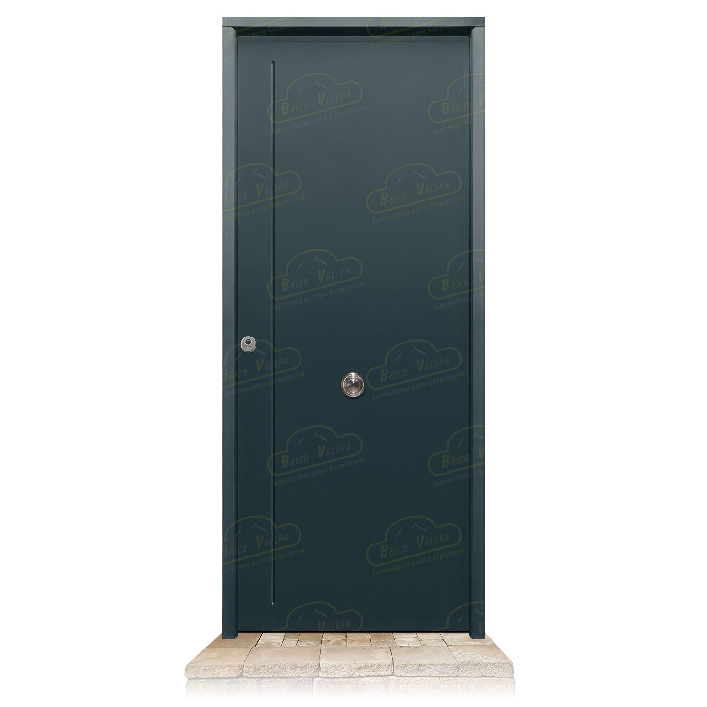 Puerta Acorazada 1120 Gris Antracita 7016 Sagacor 100