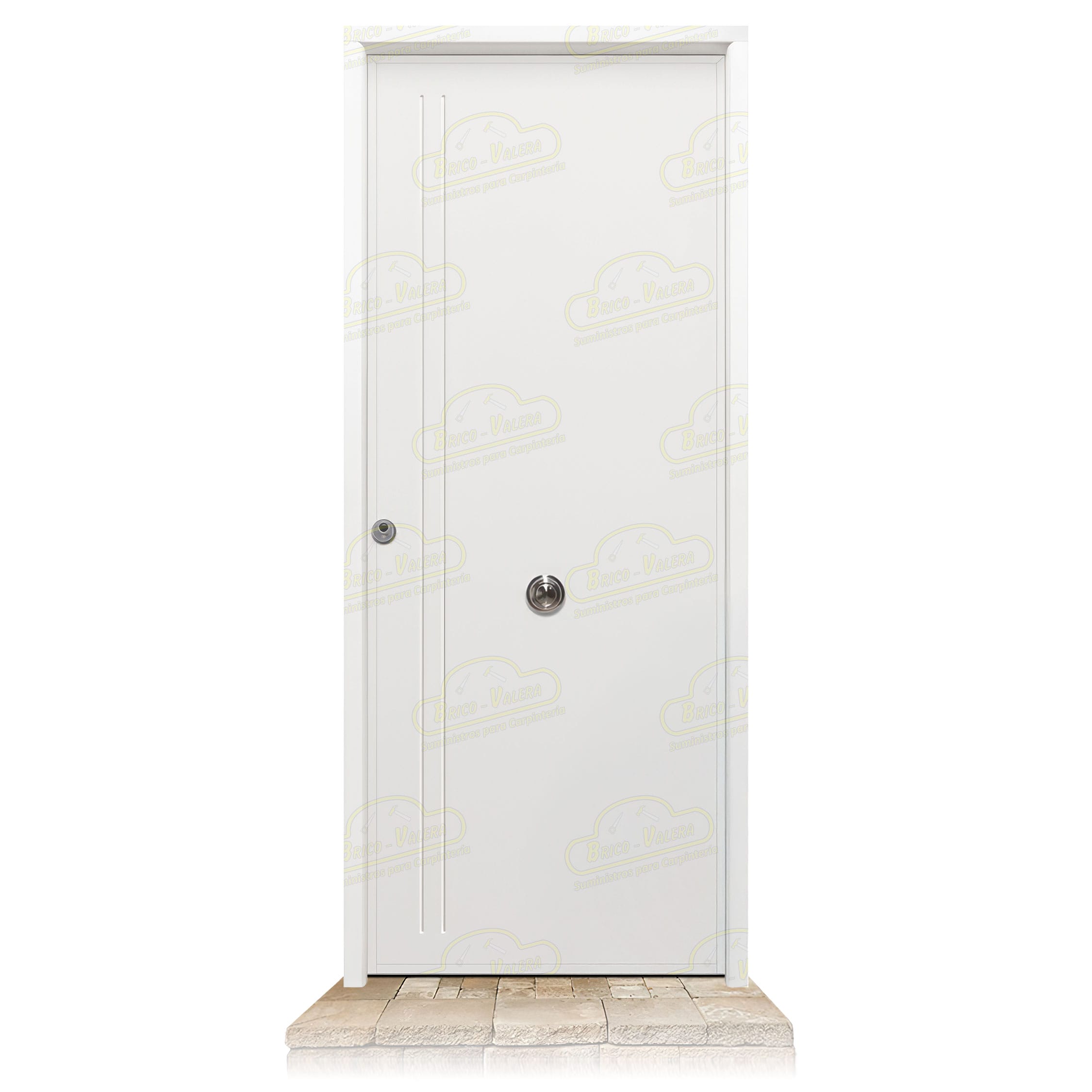 Puerta Acorazada 1130 L Blanca Sagacor 100