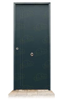 Puerta Acorazada 1130 L Gris Antracita 7016 Sagacor 100