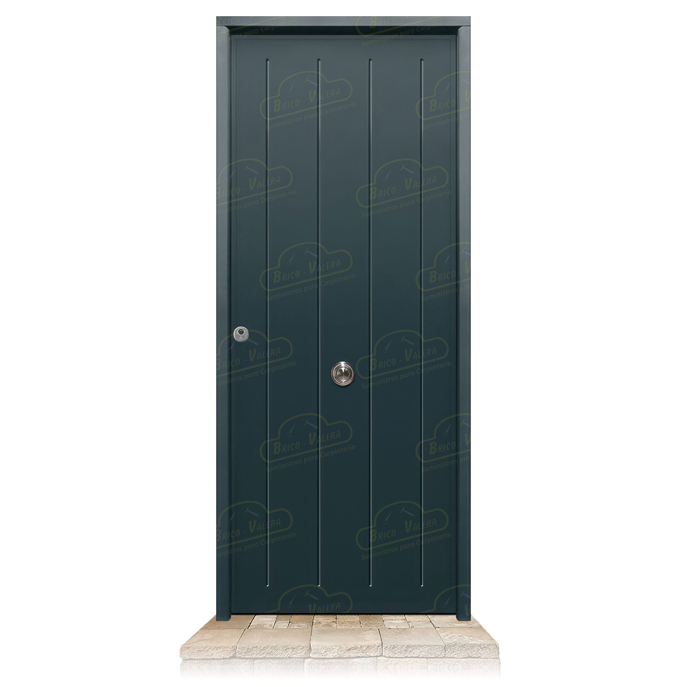 Puerta Acorazada 1150 Gris Antracita 7016 Sagacor 100