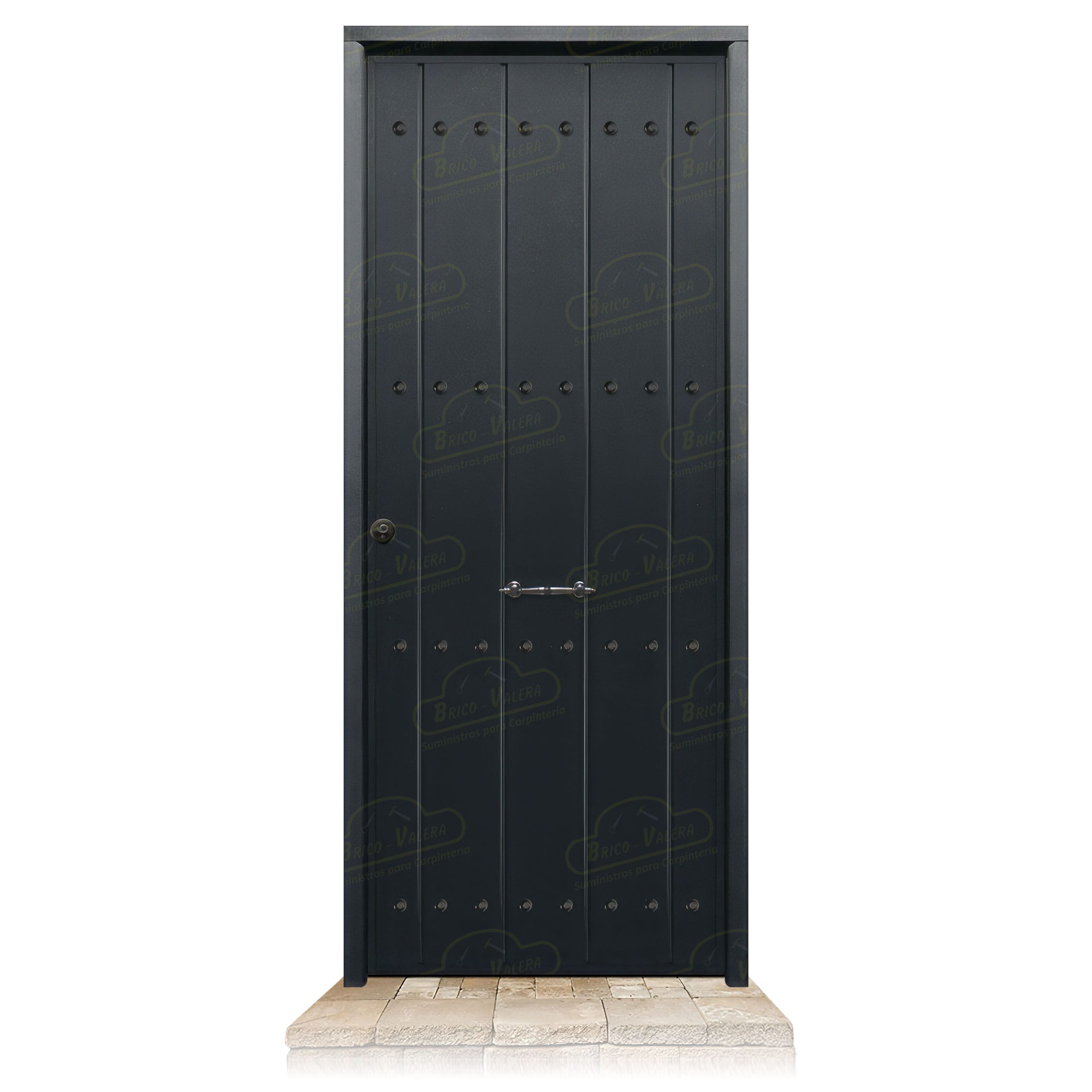 Puerta Acorazada 1150 CL Gris Oxidon Sagacor 100
