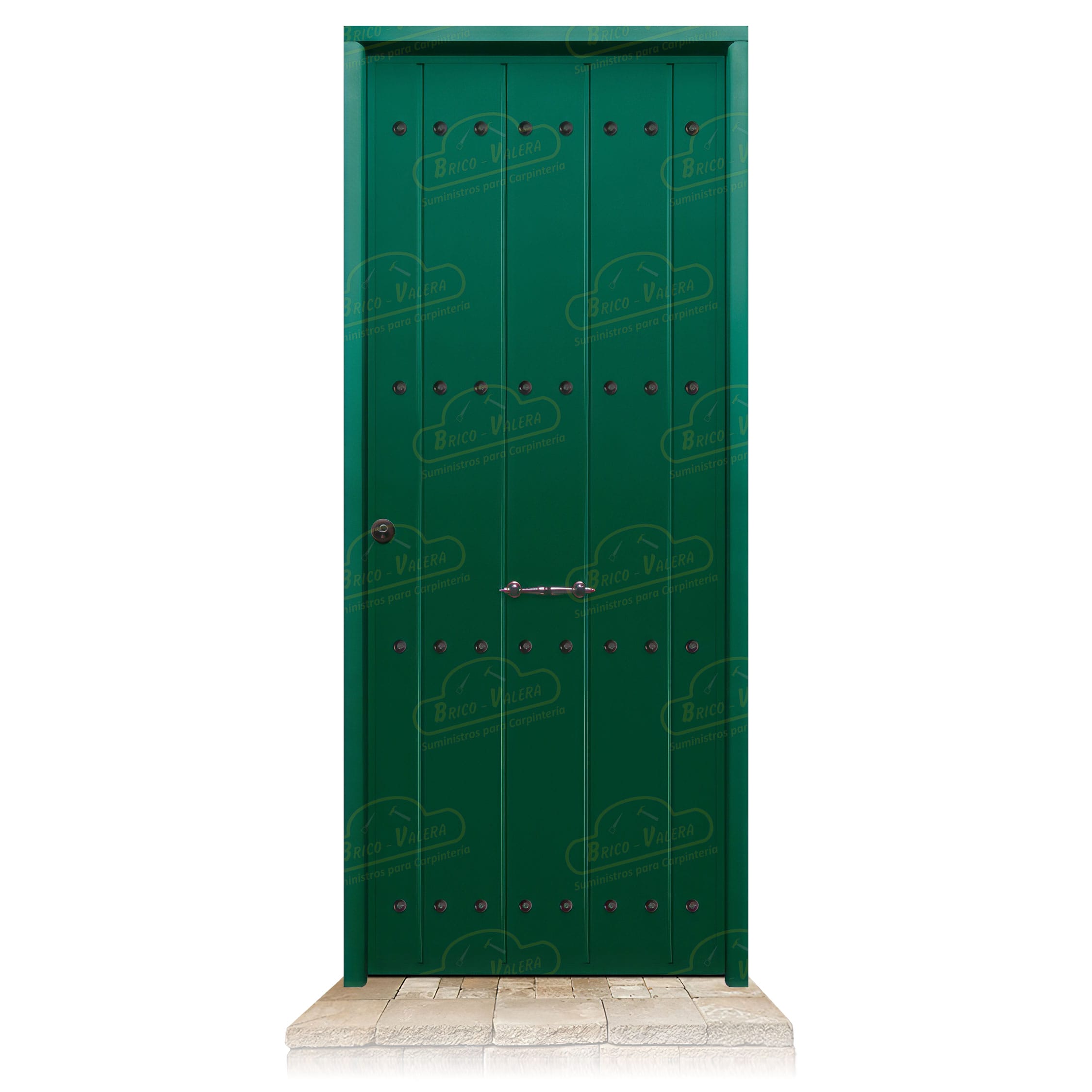 Puerta Acorazada 1150 CL Verde Musgo 6005 Sagacor 100