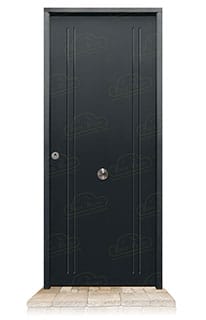 Puerta Acorazada 1150 L Gris Oxidon Sagacor 100