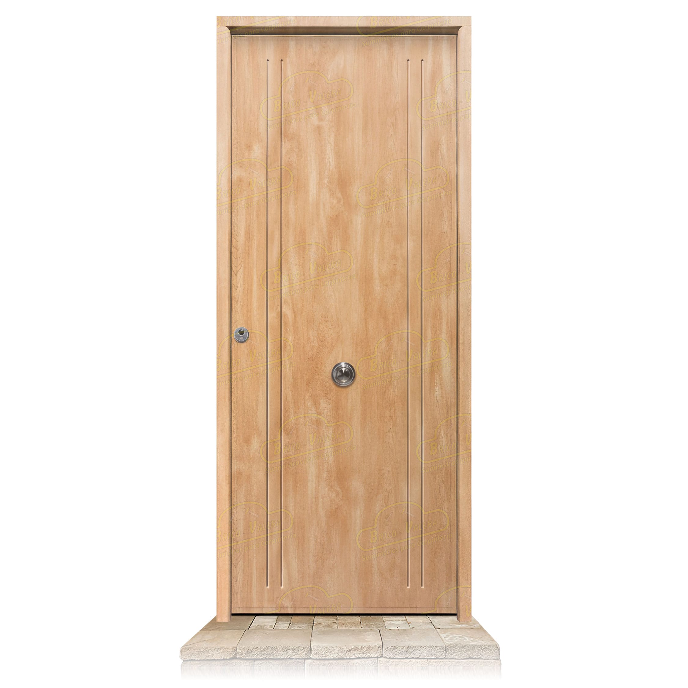 Puerta Acorazada 1150 L Roble Sagacor 100