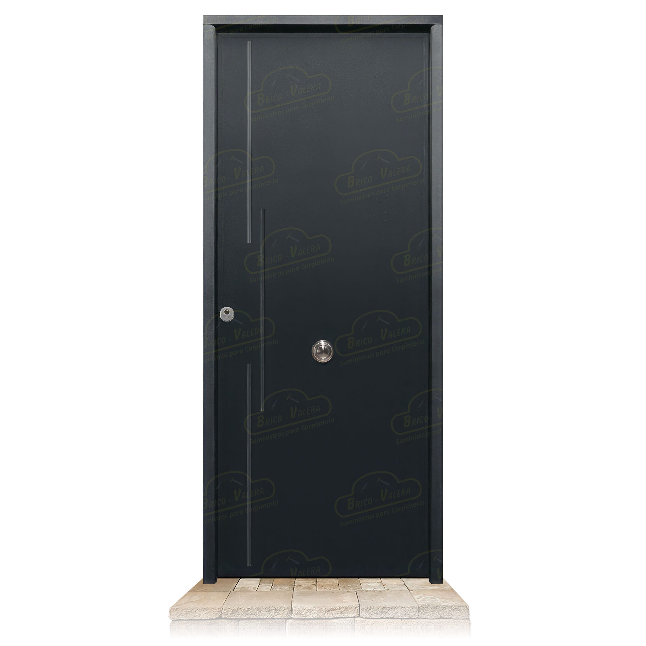 Puerta Acorazada Acacia Gris Oxidon Sagacor 100