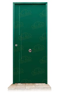 Puerta Acorazada Acacia Verde Musgo 6005 Sagacor 100