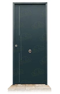 Puerta Acorazada Acacia Gris Antracita 7016 Sagacor 100