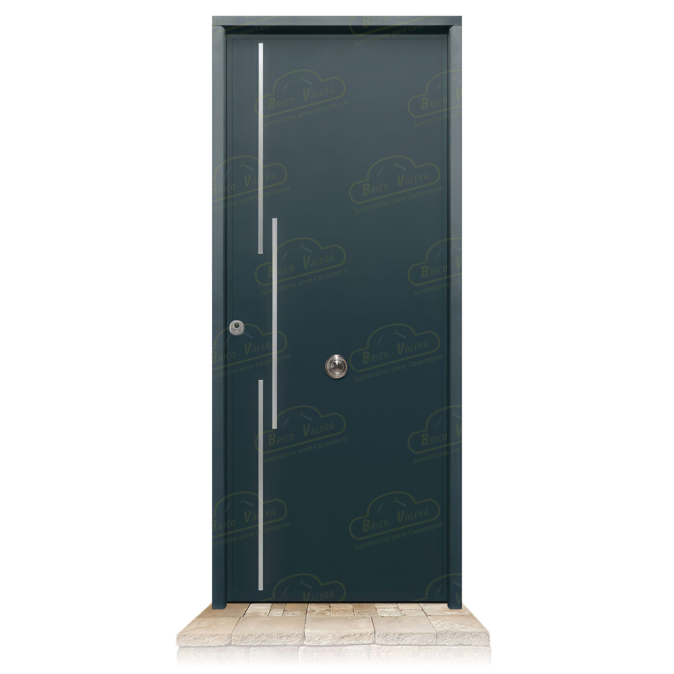 Puerta Acorazada Acacia FM Gris Antracita 7016 Sagacor 100