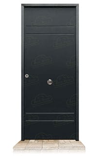Puerta Acorazada Azalea Gris Oxidon Sagacor 100