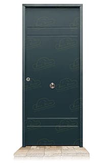 Puerta Acorazada Azalea Gris Antracita 7016 Sagacor 100