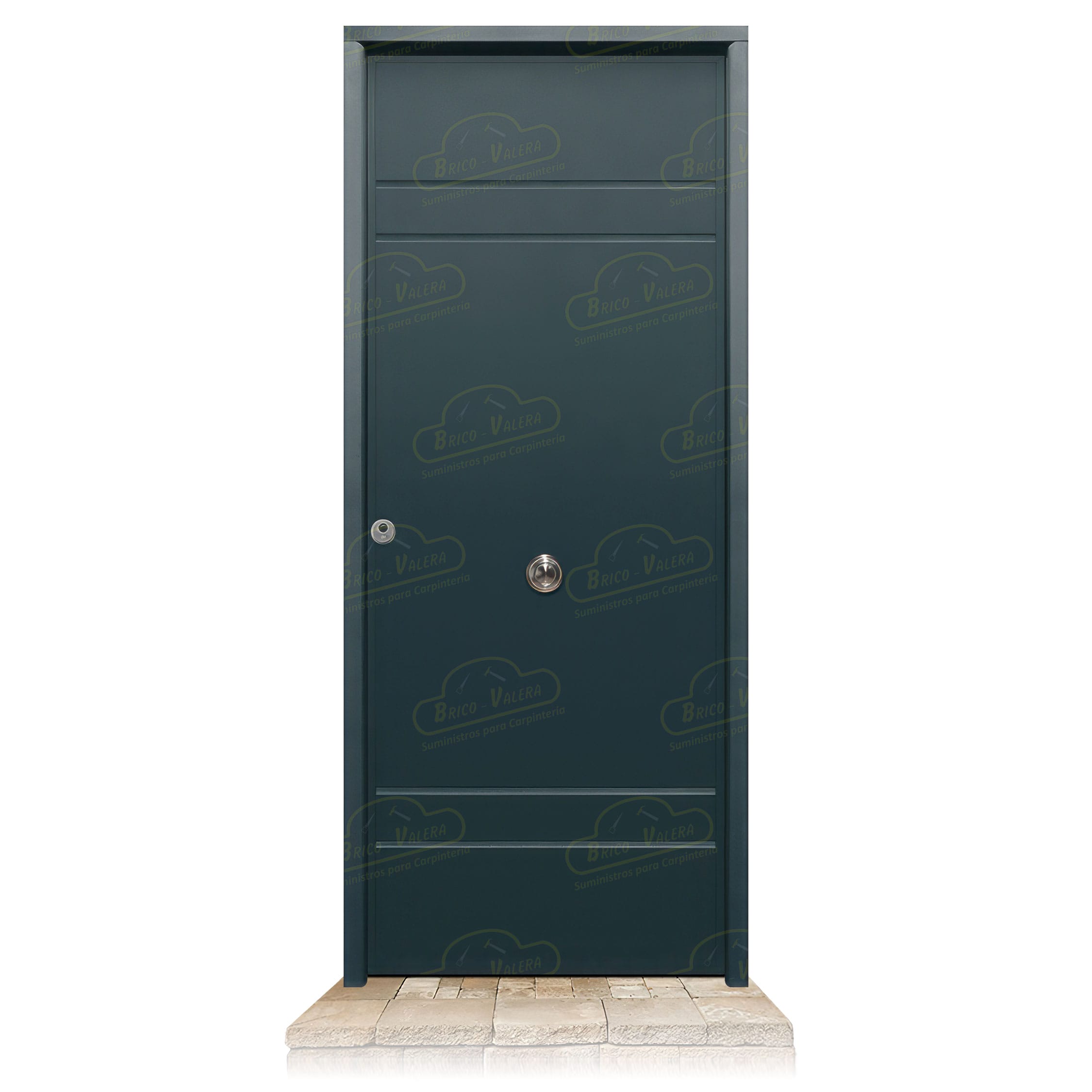 Puerta Acorazada Azalea Gris Antracita 7016 Sagacor 100