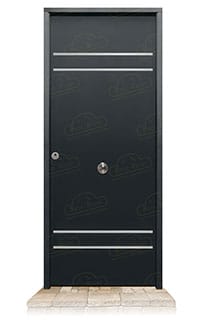 Puerta Acorazada Azalea FM Gris Oxidon Sagacor 100