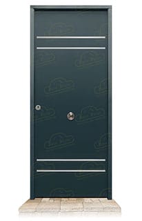 Puerta Acorazada Azalea FM Gris Antracita 7016 Sagacor 100