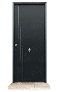 Puerta Acorazada Camelia Gris Oxidon Sagacor 100