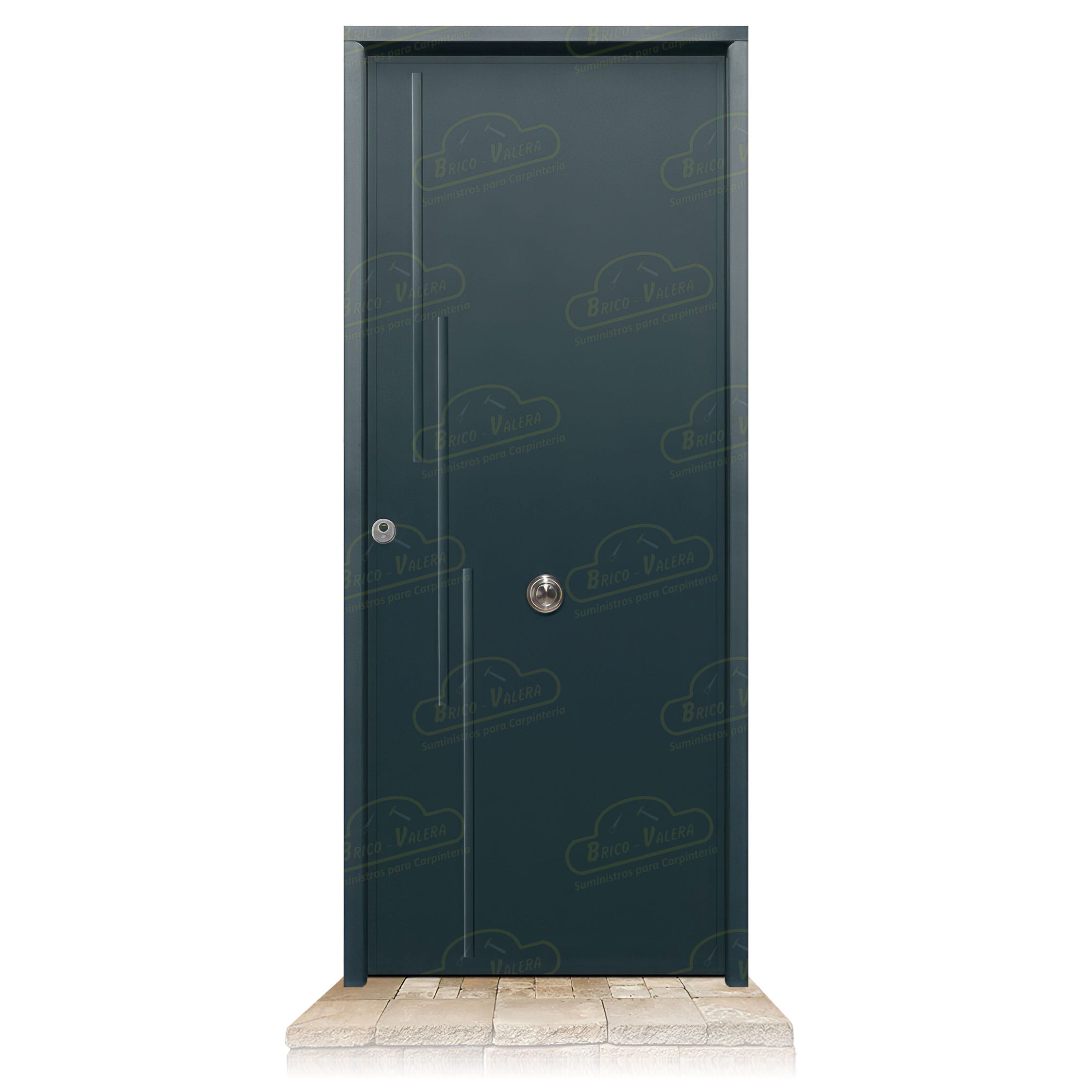 Puerta Acorazada Camelia Gris Antracita 7016 Sagacor 100