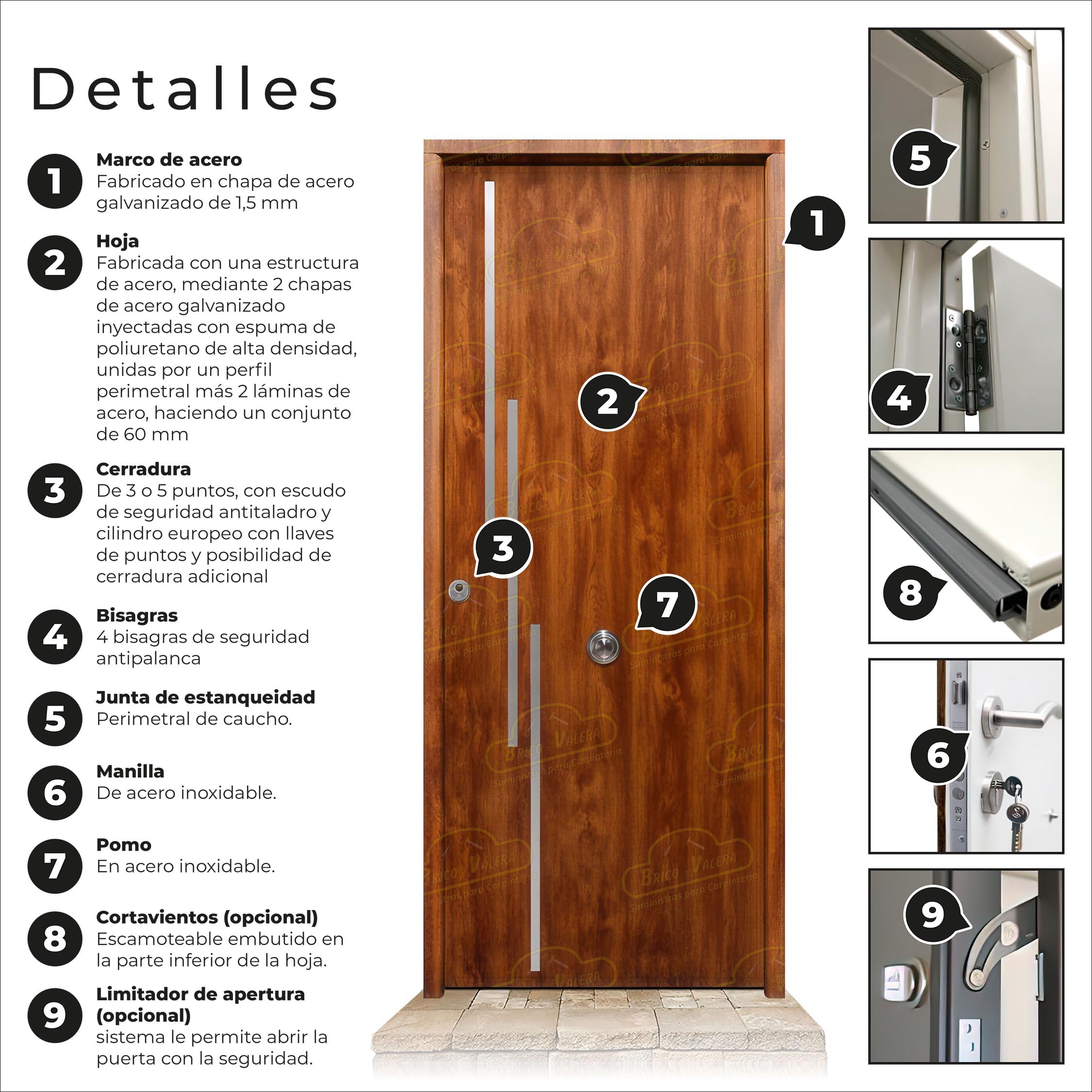 Puerta Acorazada Camelia FM Embero Sagacor 100