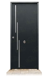 Puerta Acorazada Camelia FM Gris Oxidon Sagacor 100