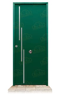 Puerta Acorazada Camelia FM Verde Musgo 6005 Sagacor 100