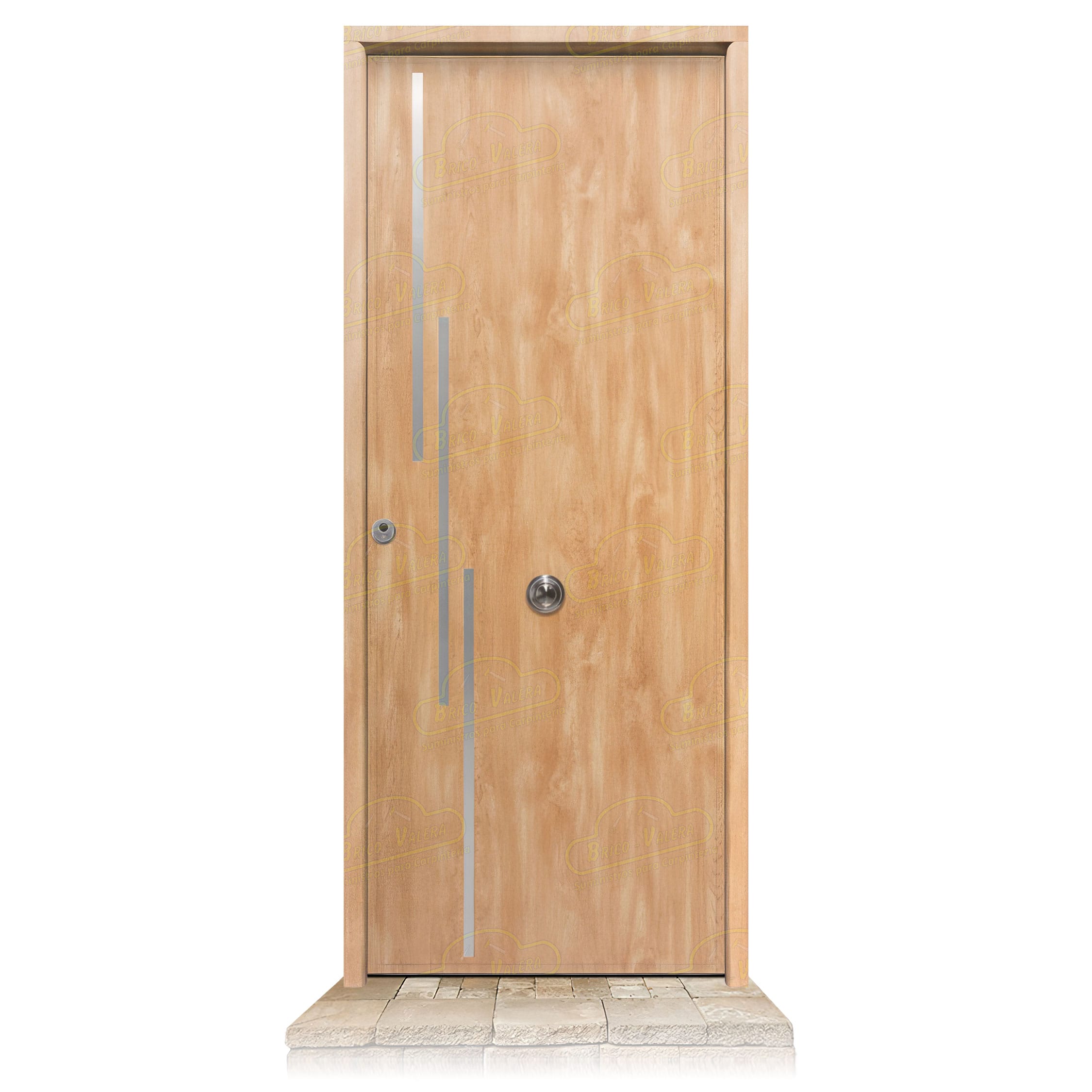 Puerta Acorazada Camelia FM Roble Sagacor 100