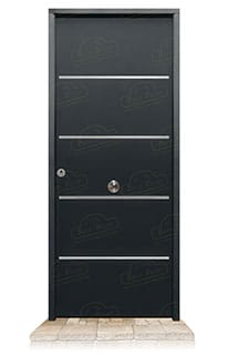 Puerta Acorazada Cintia FM Gris Oxidon Sagacor 100