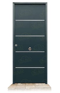 Puerta Acorazada Cintia FM Gris Antracita 7016 Sagacor 100