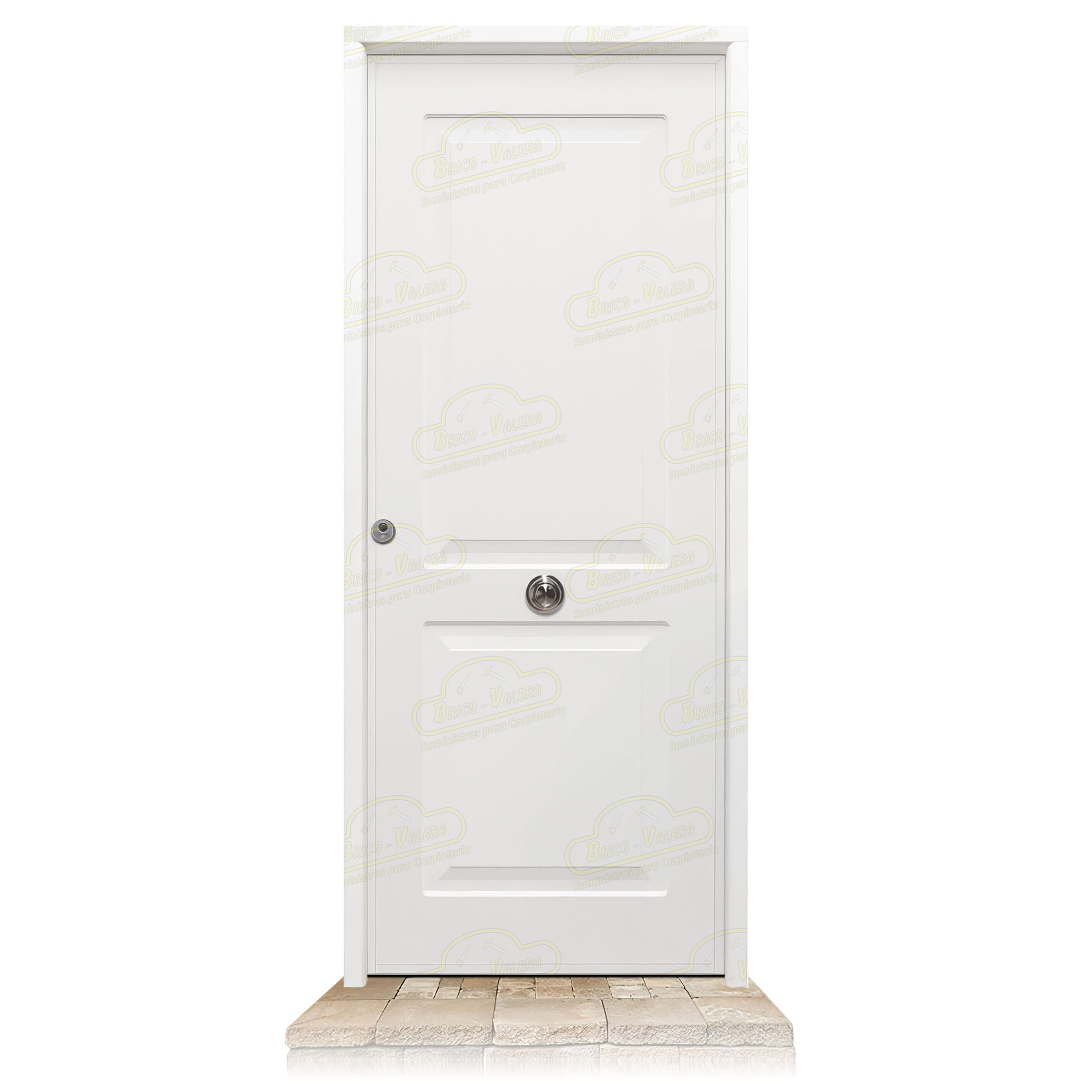 Puerta Acorazada Clásica Blanca Sagacor 100