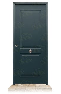 Puerta Acorazada Clásica Gris Antracita 7016 Sagacor 100