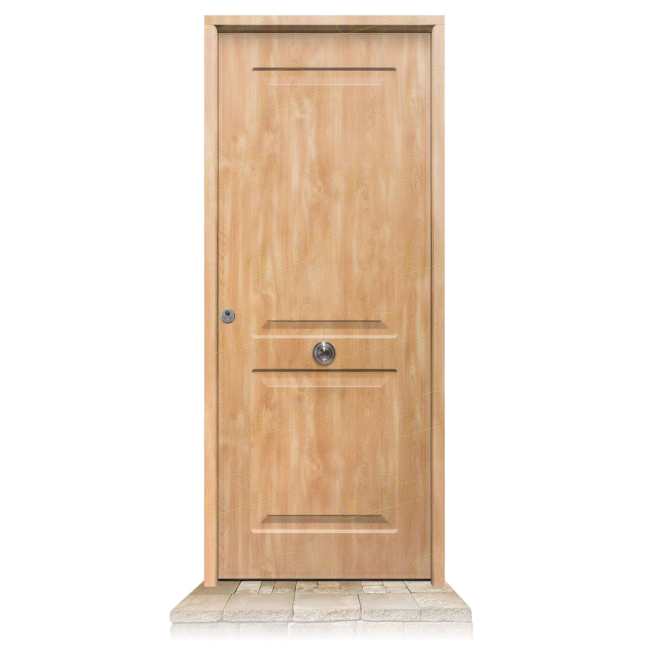 Puerta Acorazada Clásica Roble Sagacor 100