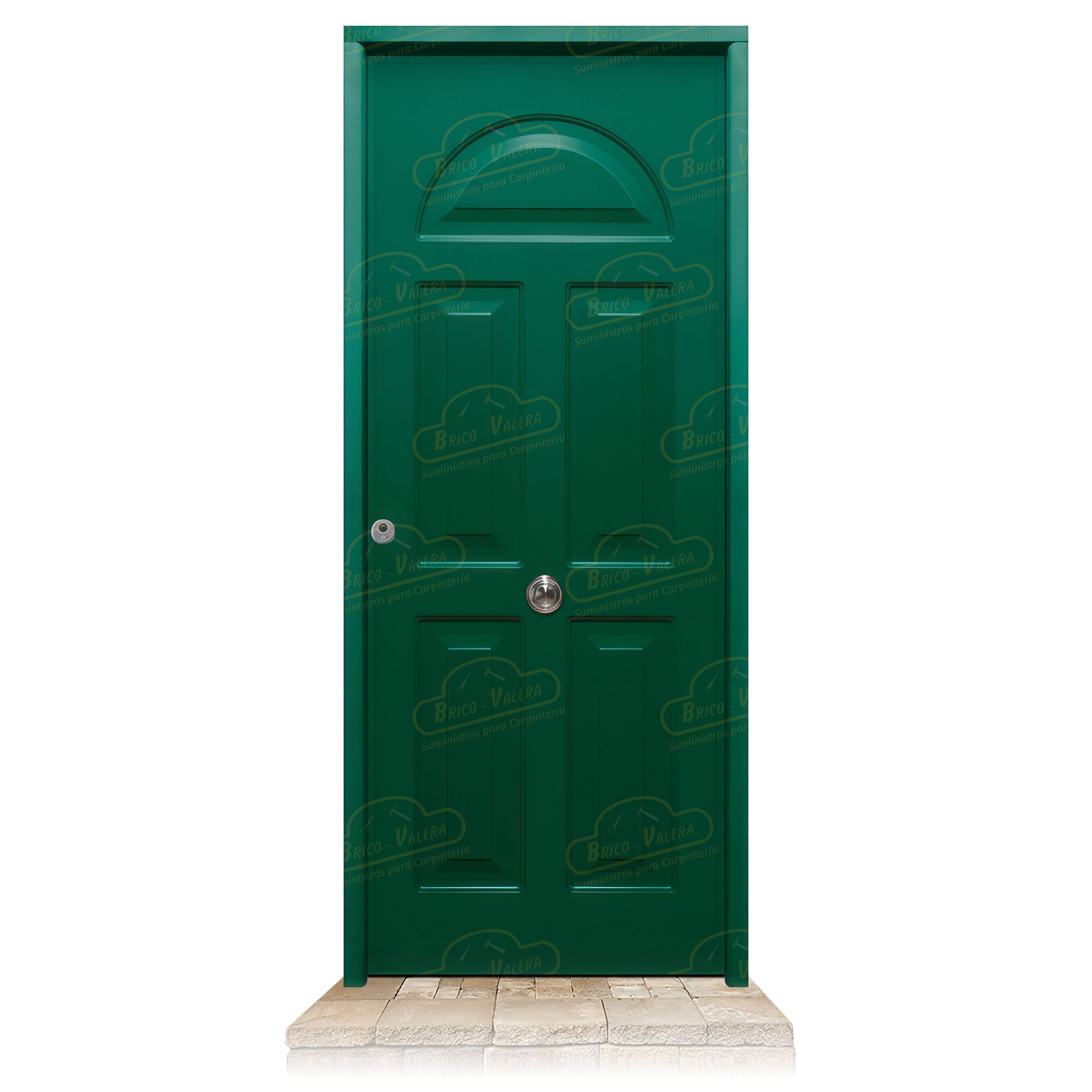 Puerta Acorazada Coral Verde Musgo 6005 Sagacor 100