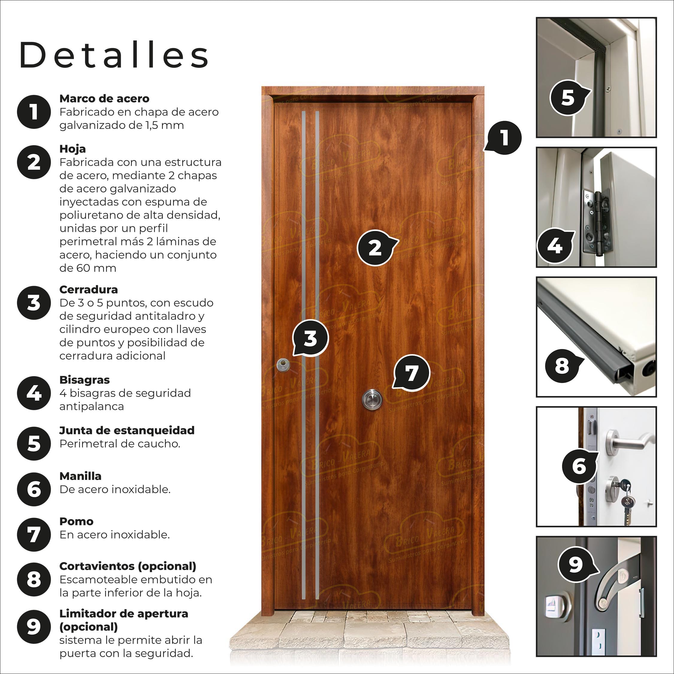 Puerta Acorazada Iris FM Embero Sagacor 100