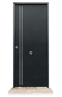 Puerta Acorazada Iris FM Gris Oxidon Sagacor 100