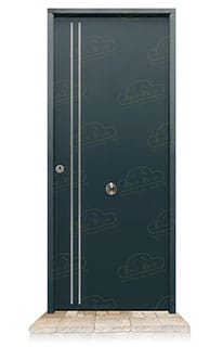 Puerta Acorazada Iris FM Gris Antracita 7016 Sagacor 100