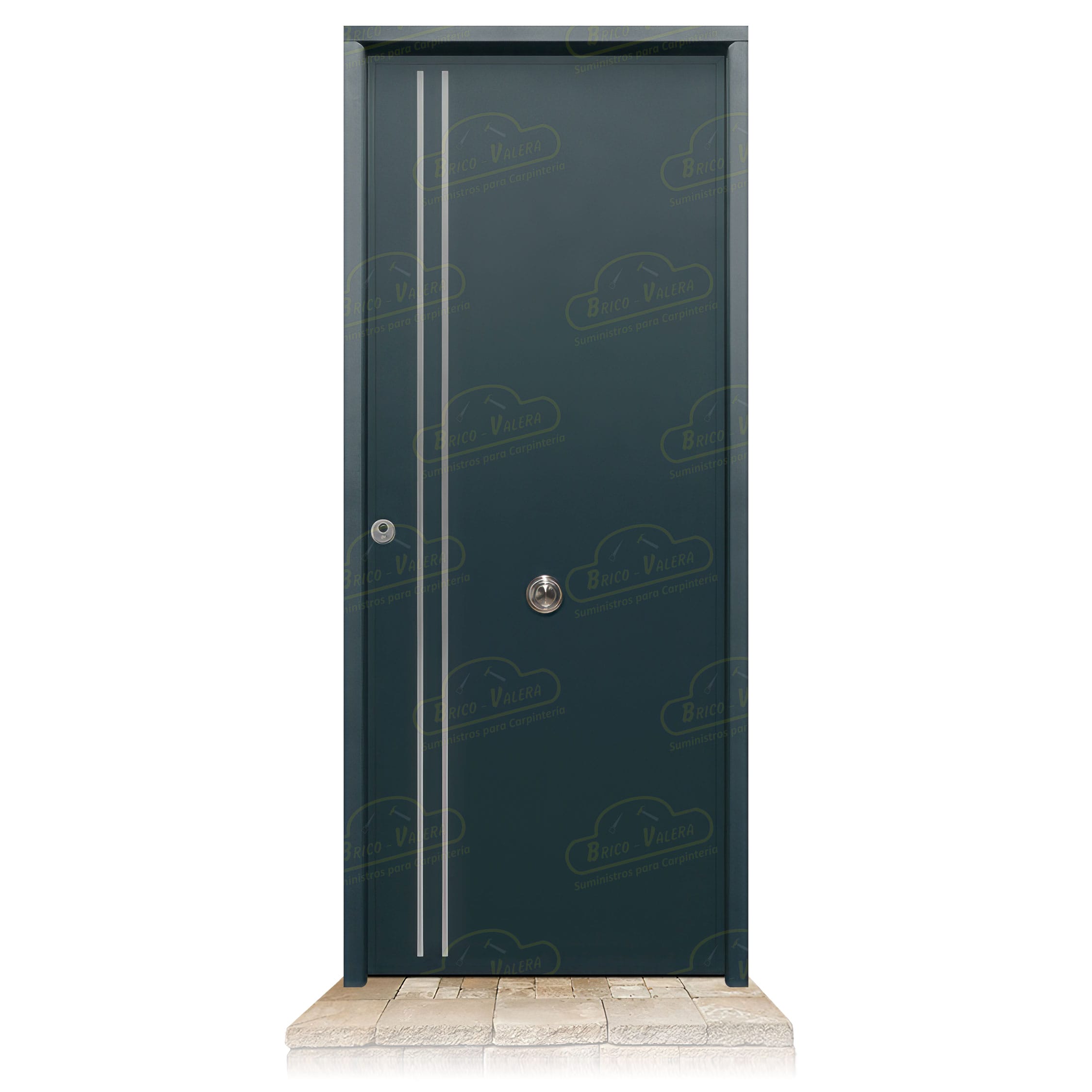 Puerta Acorazada Iris FM Gris Antracita 7016 Sagacor 100